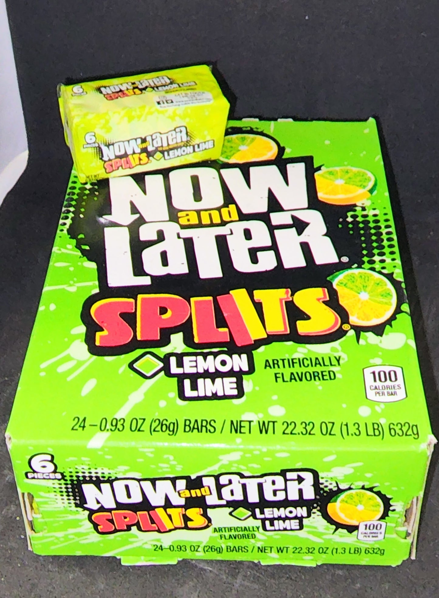 Now And Later Splits Lemon Lime