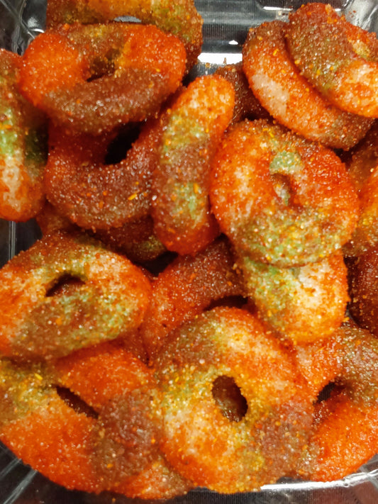 Watermelon Rings with Tangy Chili