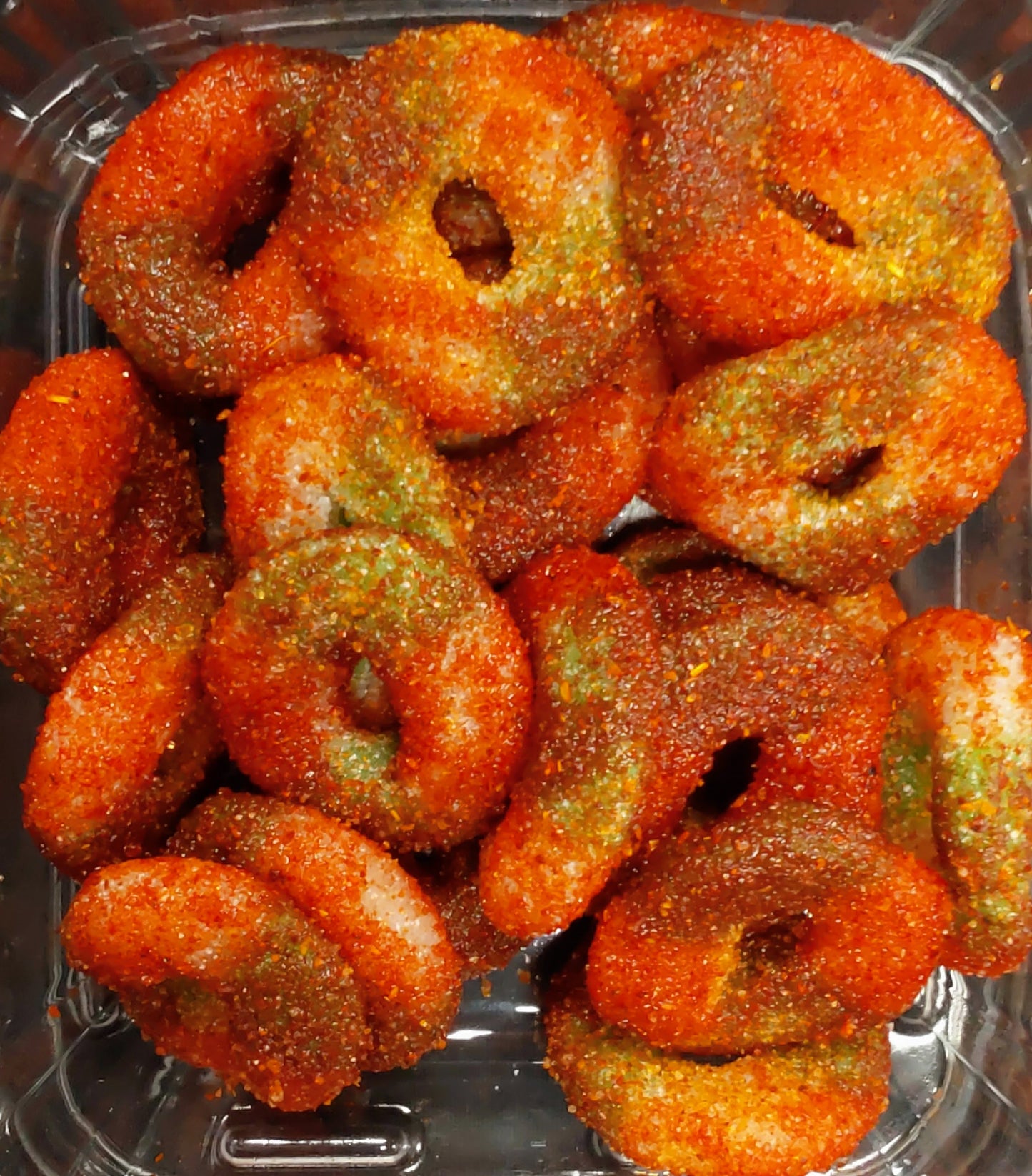 Watermelon Rings with Tangy Chili