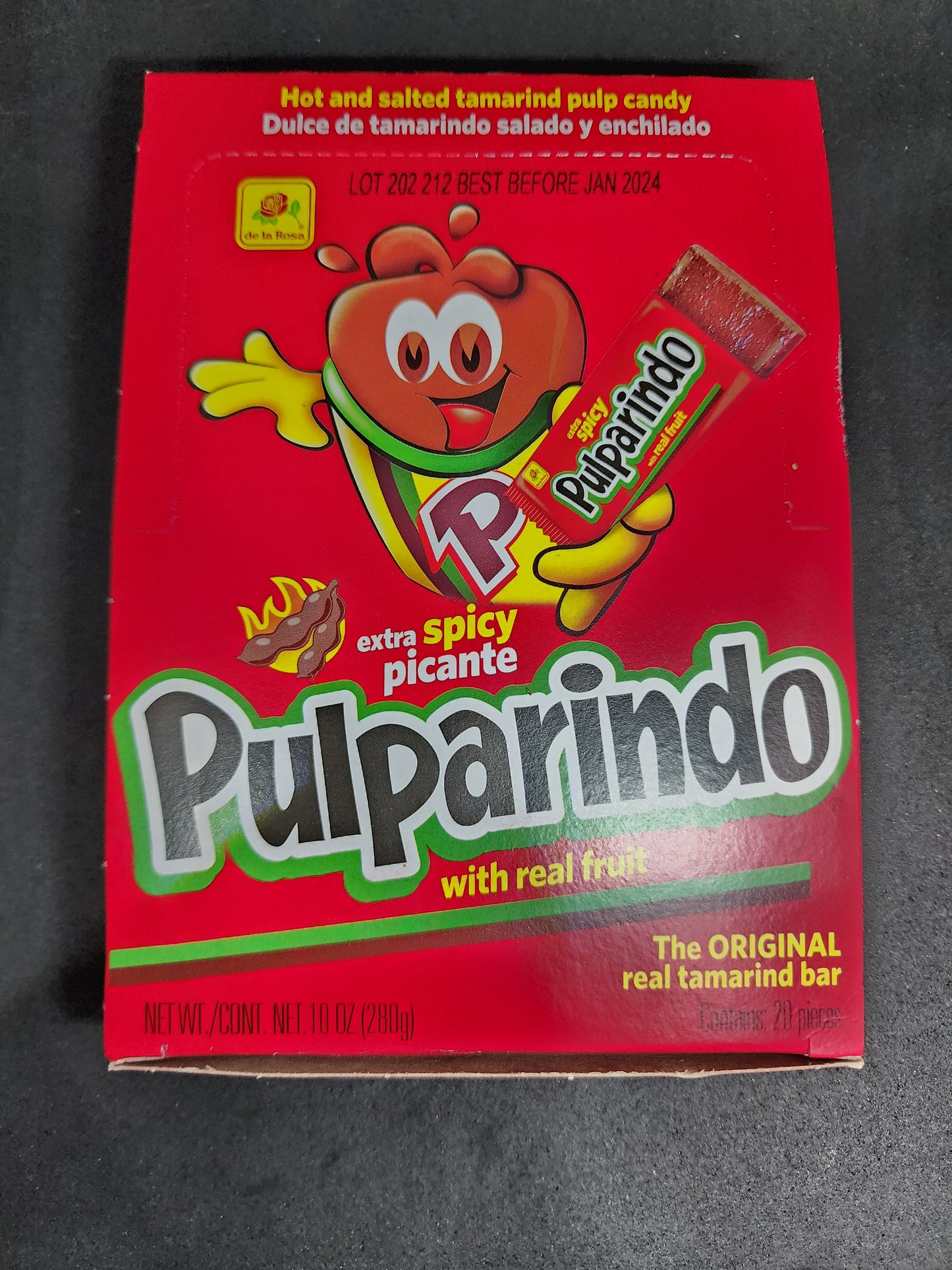 Pulparindo extra Spicy picante bar