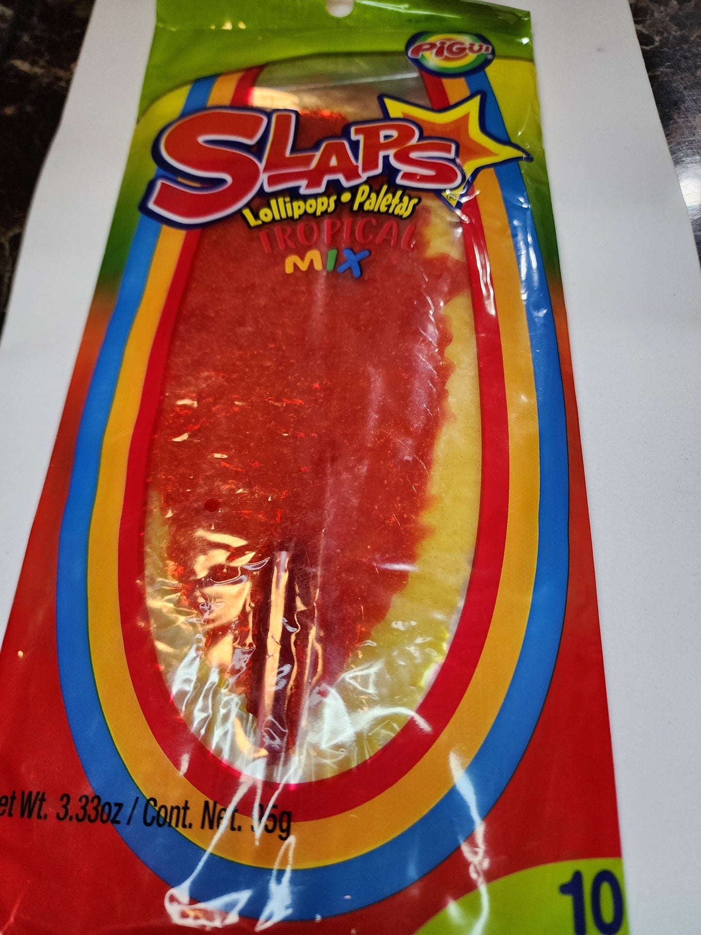 SLAPS Tropical Mix 10ct lollipop - paletas