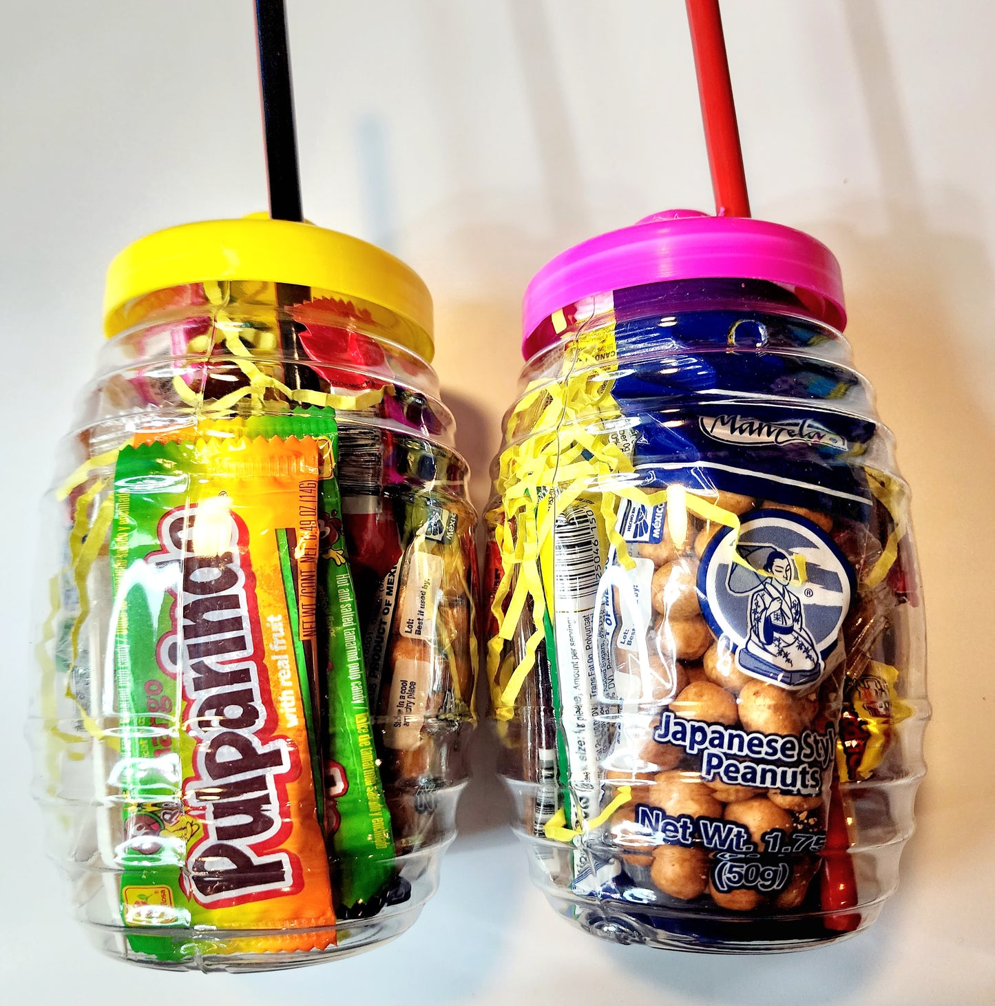 Authentic Mexican Candy Filled Barrel & Straw