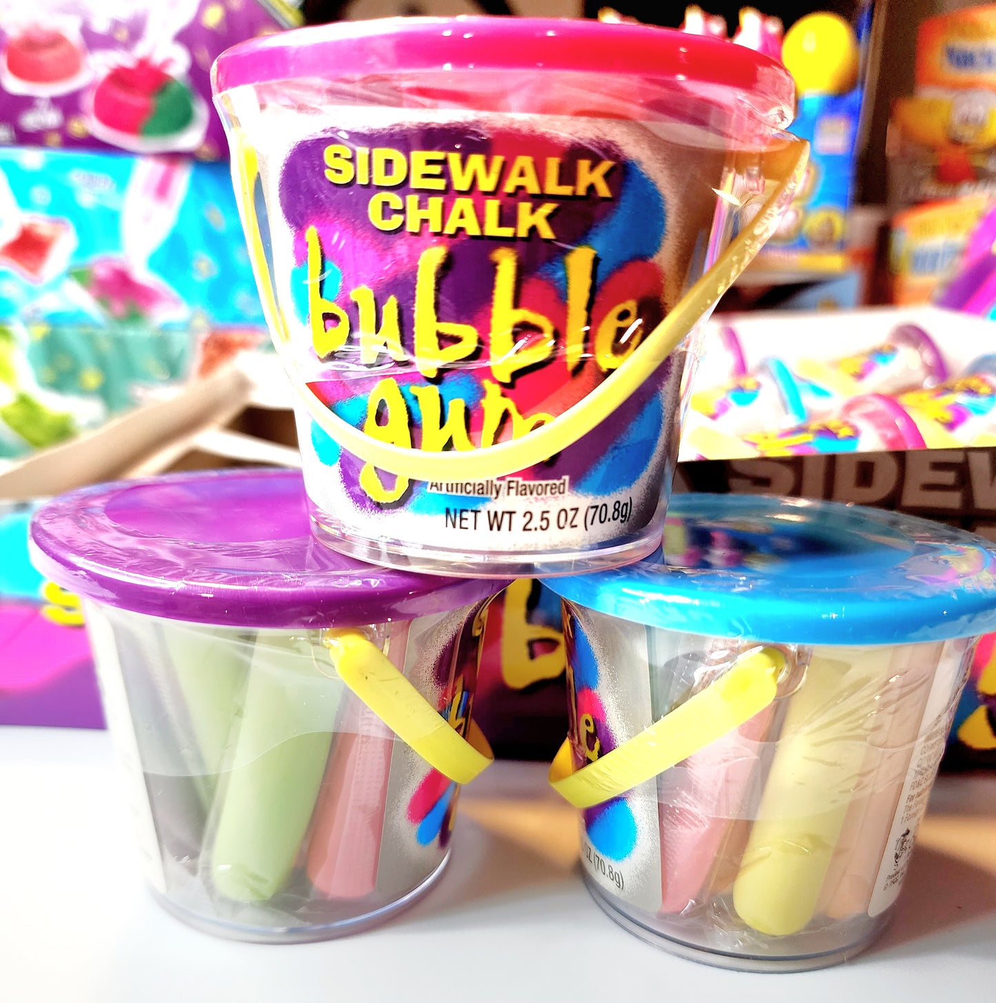 Sidewalk Chalk Bubble Gum