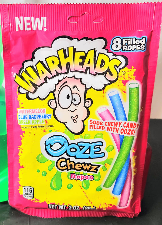 Warheads Ooze Chewz Ropes