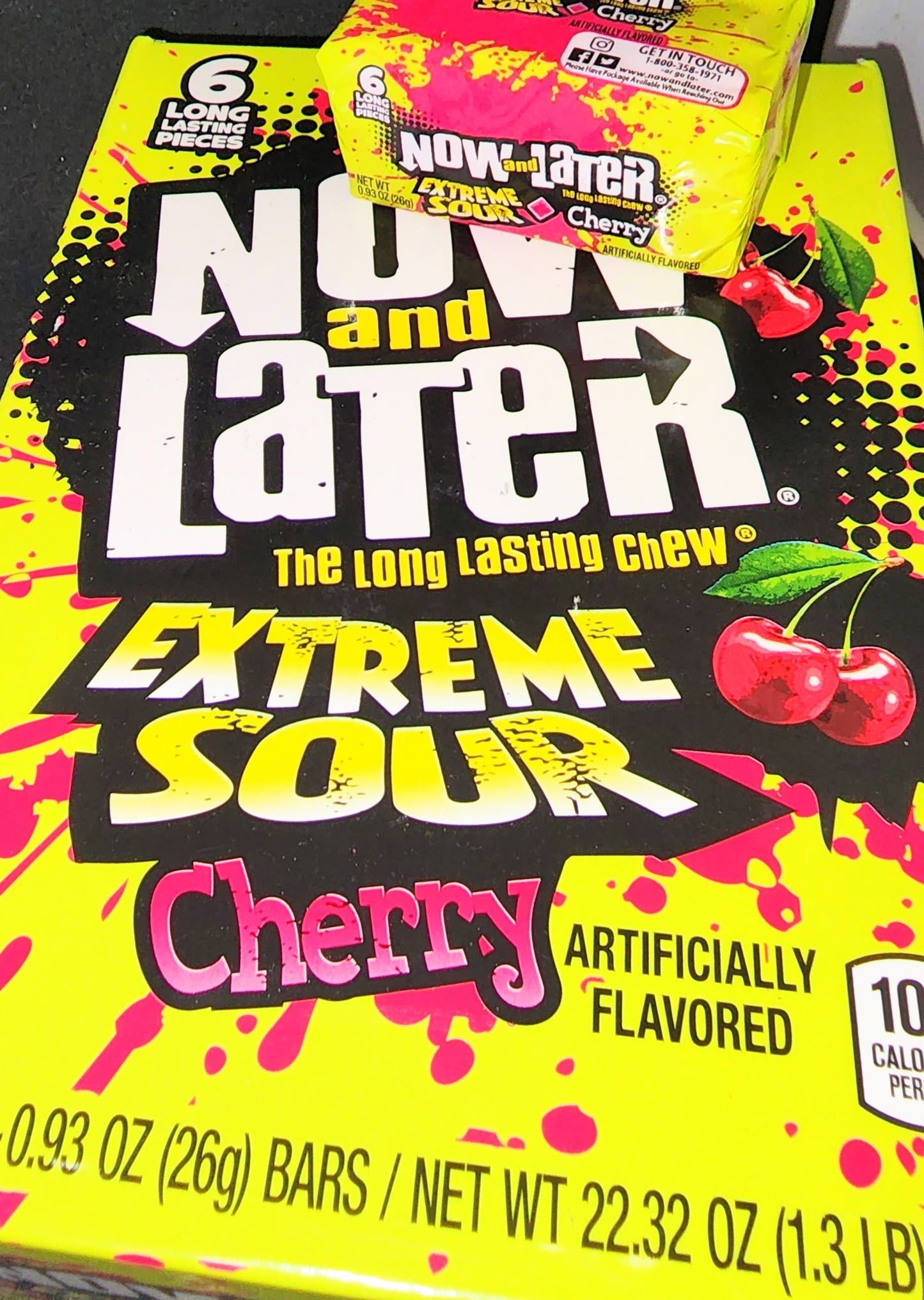 Now And Later Extreme Sour Cherry