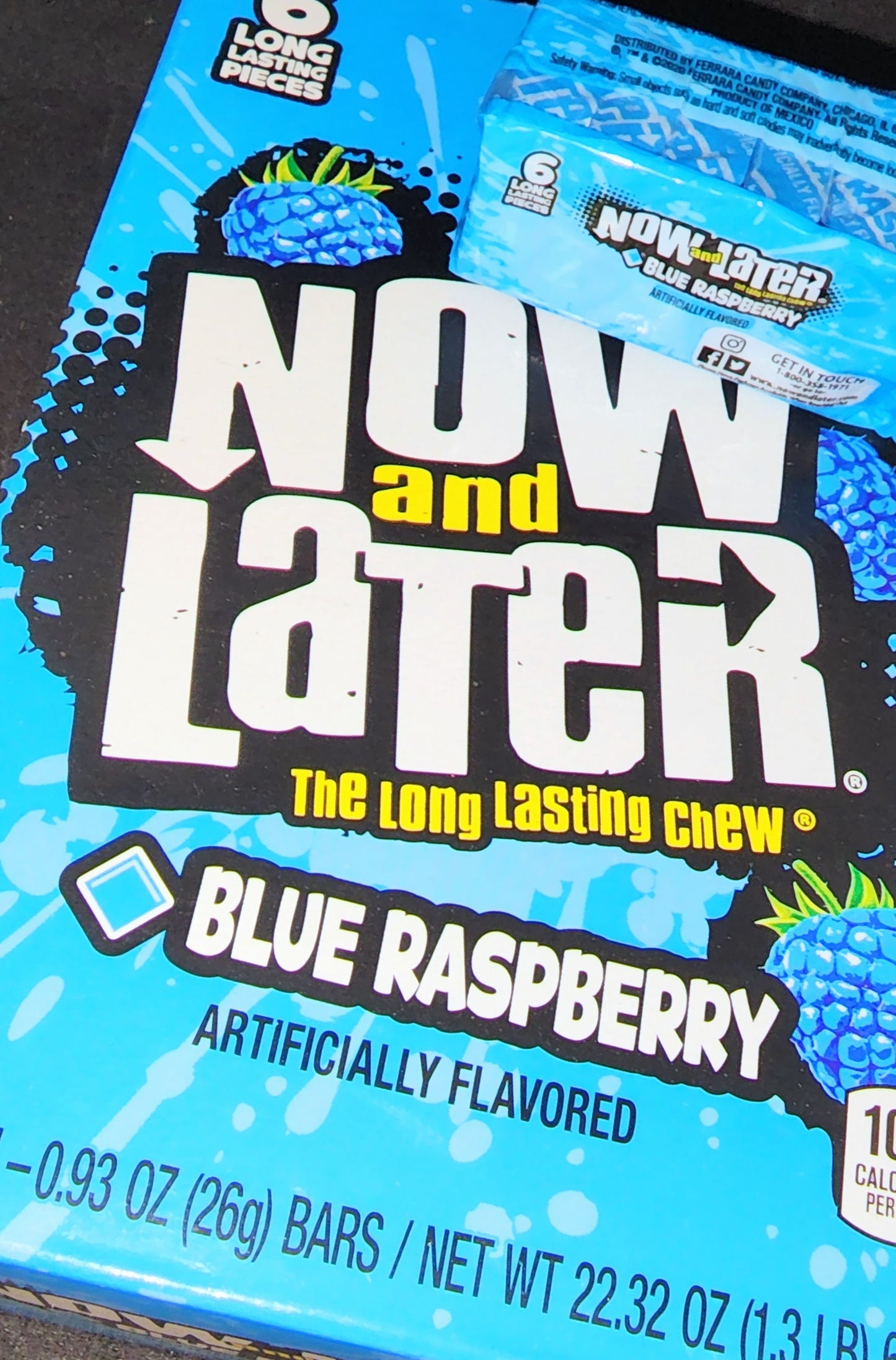 Now And Later Blue Raspberry