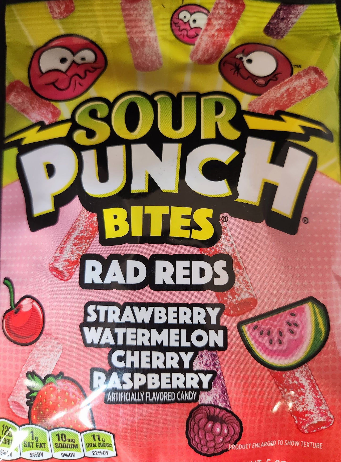 Sour Punch Bites Rad Reds 5oz