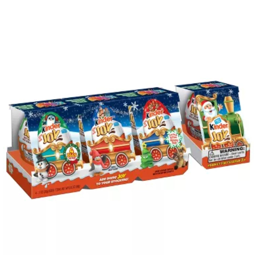 Kinder Joy Christmas Train Edition 4pc