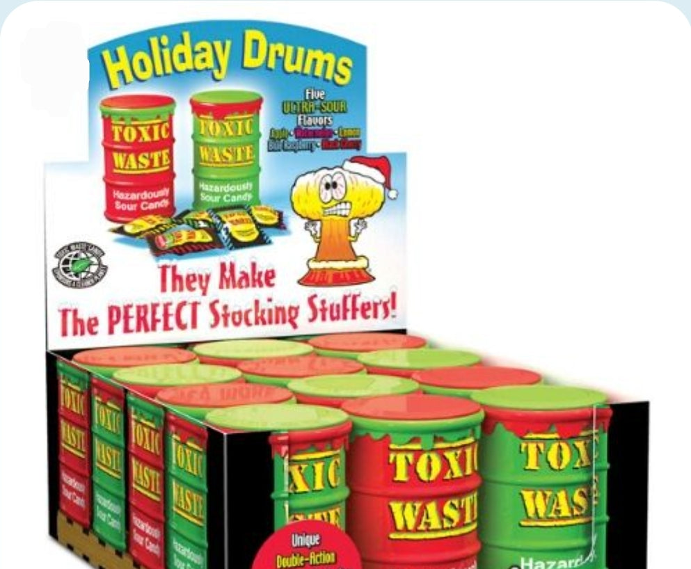 Toxic Waste Holiday Drums